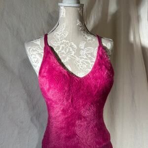 Free people hot magenta fuzzy